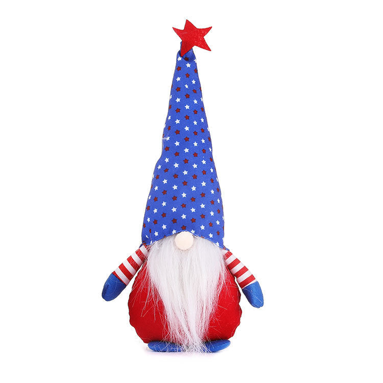 Fourth of July Gnome Trio Patriotic Tabletop Decor