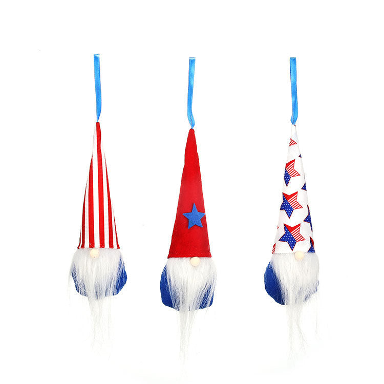 Patriotic Gnome Ornaments for Fourth of July Decorations