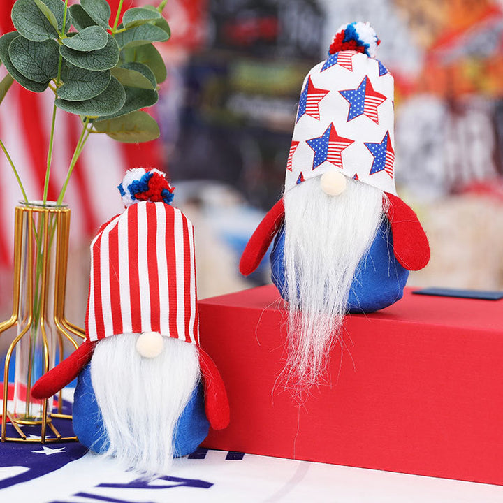 Patriotic Gnome Ornaments for Festive Americana Decor