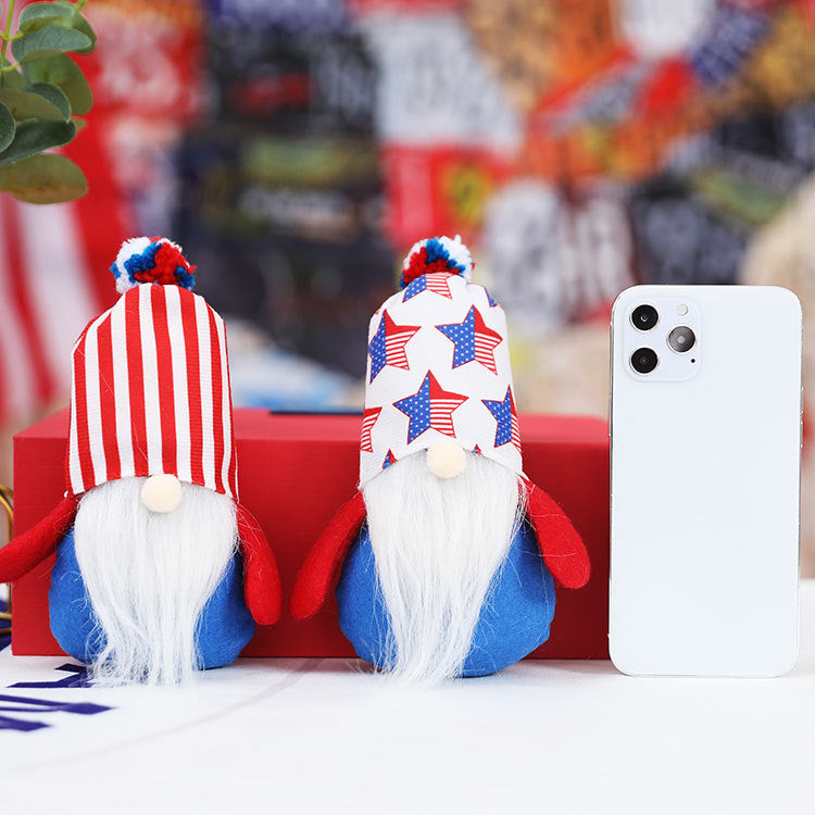 Patriotic Gnome Ornaments for Festive Americana Decor