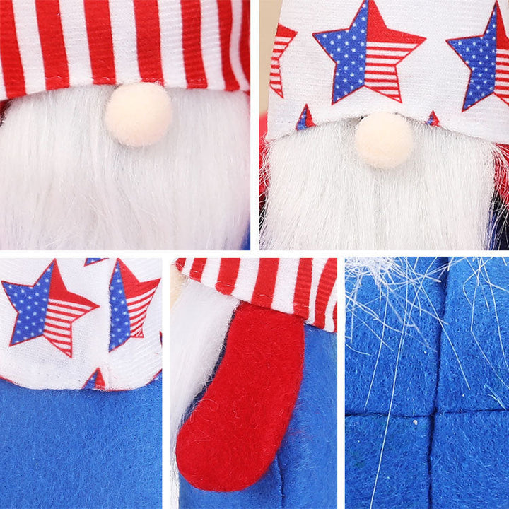 Patriotic Gnome Ornaments for Festive Americana Decor