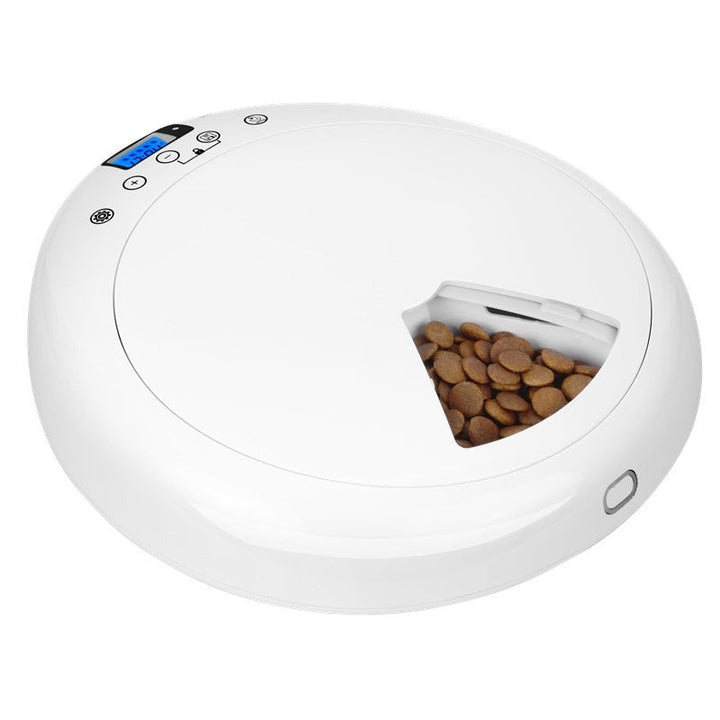 Automatic Pet Feeder With Scheduled Portion Control