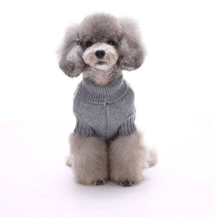 Small Dog & Cat Sweater for Cozy Autumn Halloween Style