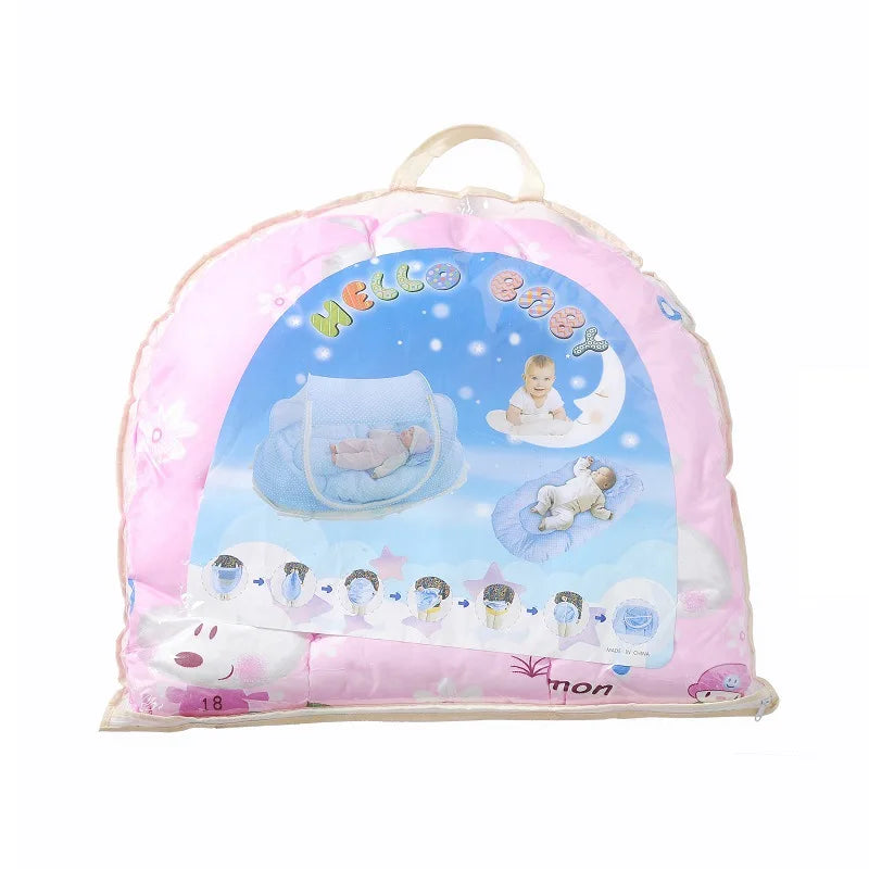 Portable Folding Baby Mosquito Net With Padded Base