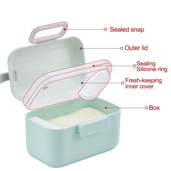 Portable Baby Food Storage Box for Spill-Free Days
