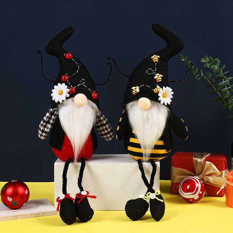 Bee and Ladybug Gnome Decor for Whimsical Displays