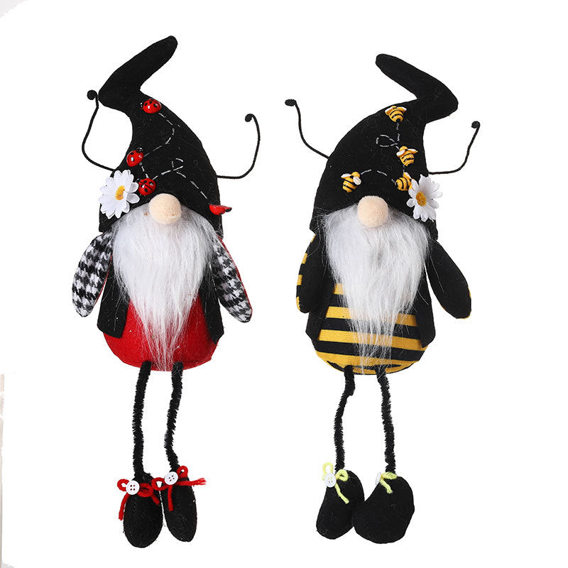 Bee and Ladybug Gnome Decor for Whimsical Displays