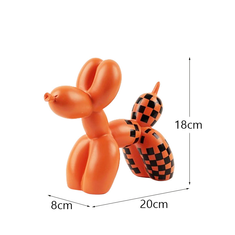 Balloon Dog Sculpture for Modern Monochrome Interiors