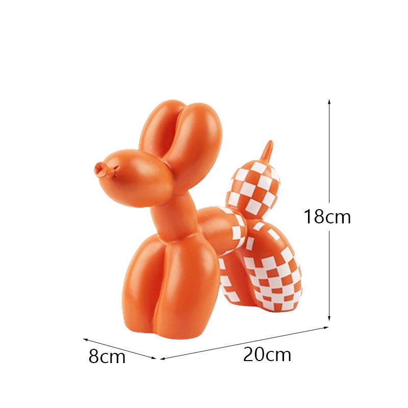 Balloon Dog Sculpture for Modern Monochrome Interiors