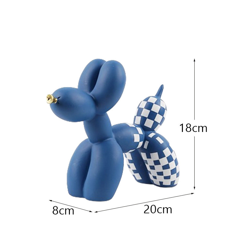Balloon Dog Sculpture for Modern Monochrome Interiors