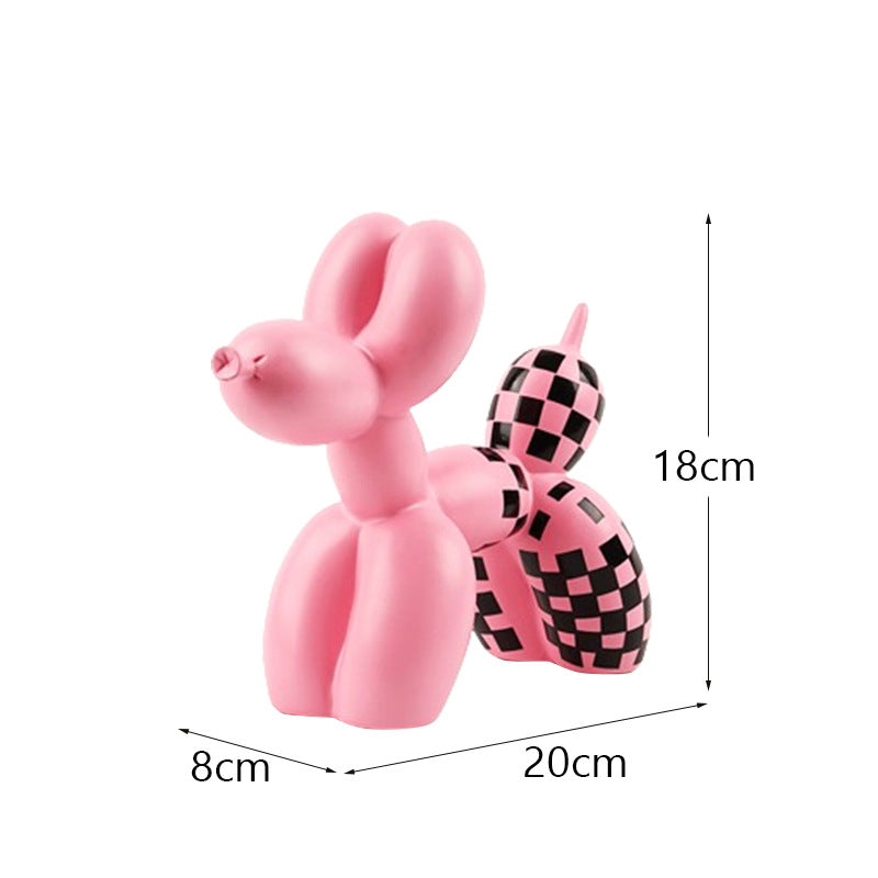 Balloon Dog Sculpture for Modern Monochrome Interiors