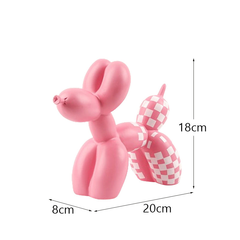 Balloon Dog Sculpture for Modern Monochrome Interiors