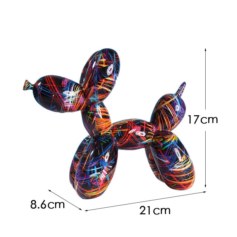 Balloon Dog Sculpture for Modern Monochrome Interiors