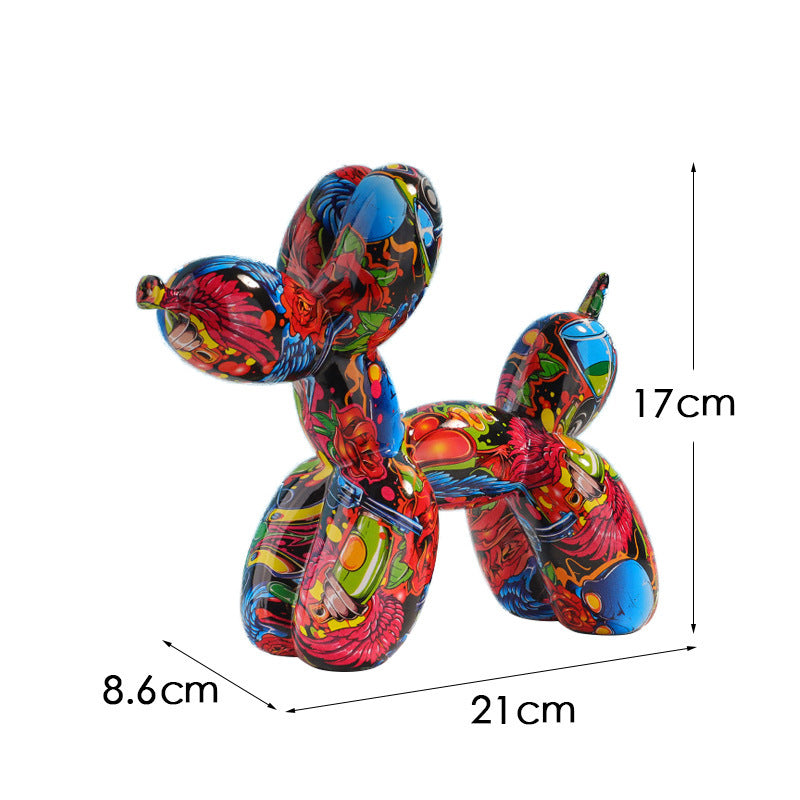 Balloon Dog Sculpture for Modern Monochrome Interiors