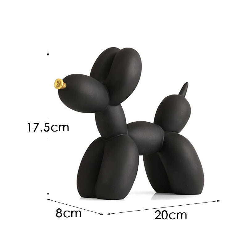 Balloon Dog Sculpture for Modern Monochrome Interiors