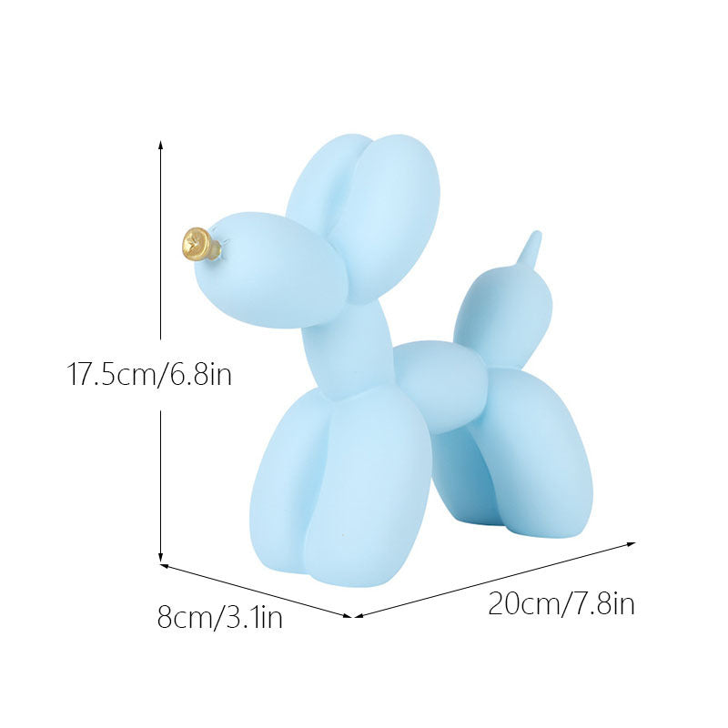 Balloon Dog Sculpture for Modern Monochrome Interiors