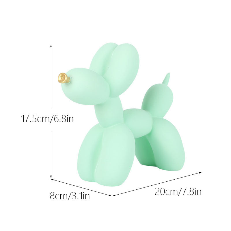 Balloon Dog Sculpture for Modern Monochrome Interiors