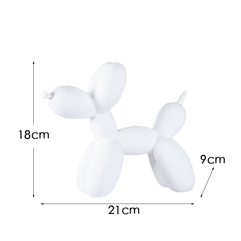 Balloon Dog Sculpture for Modern Monochrome Interiors