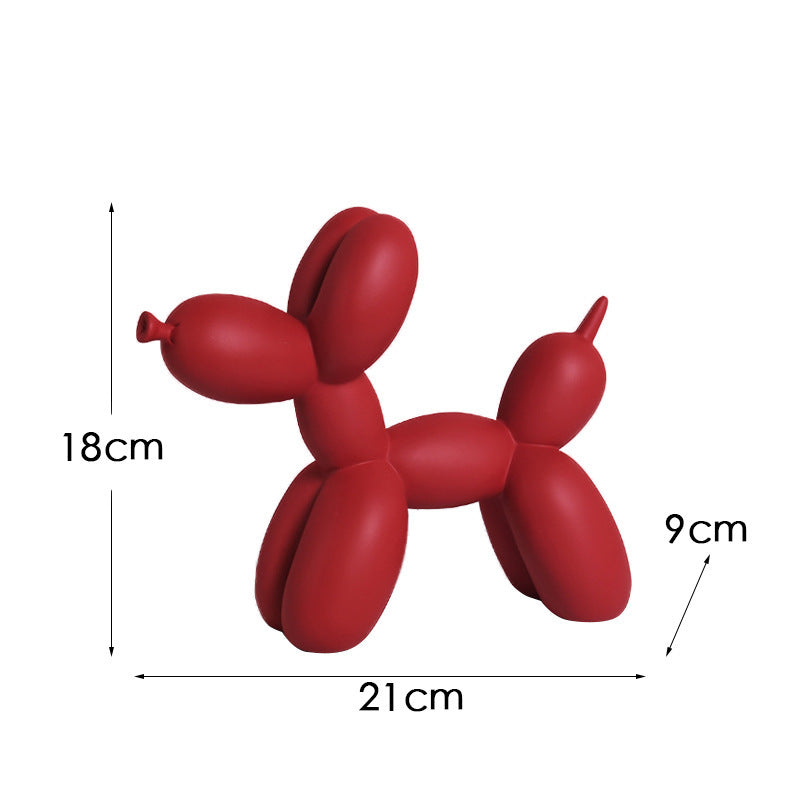 Balloon Dog Sculpture for Modern Monochrome Interiors