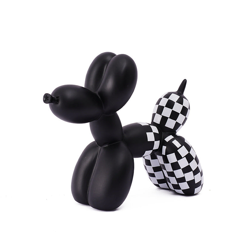 Balloon Dog Sculpture for Modern Monochrome Interiors