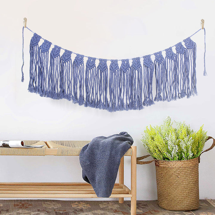 Woven Tapestry Wall Decor for Cozy Boho Room Texture