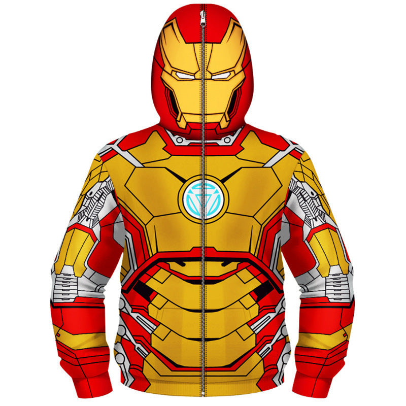 Superhero Character Hoodie Sweater for Imaginative Play