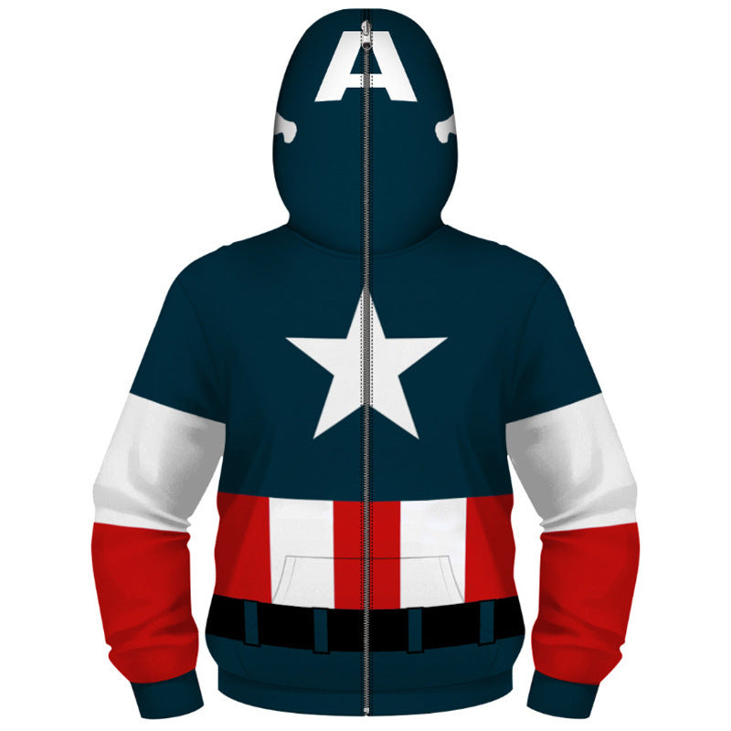 Superhero Character Hoodie Sweater for Imaginative Play
