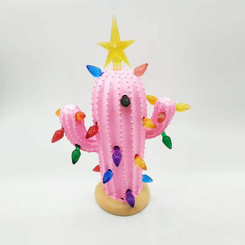 Cactus LED Lamp for Playful Multicolor Room Ambience