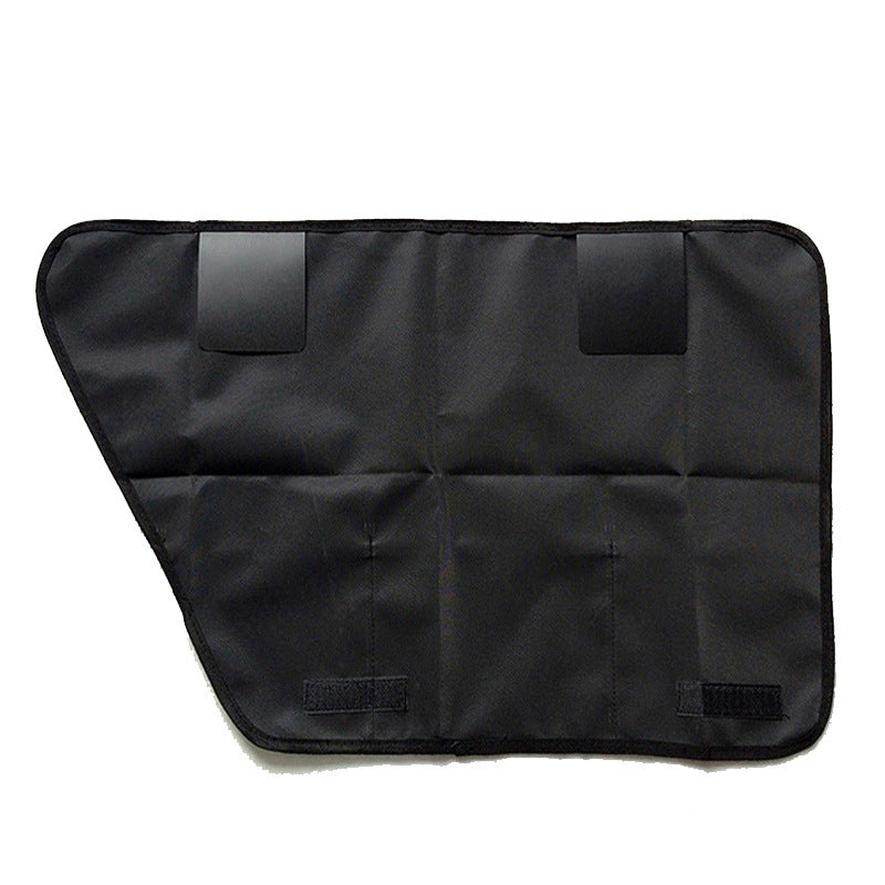 Car Door Pet Scratch Protector Pad With Mesh Storage