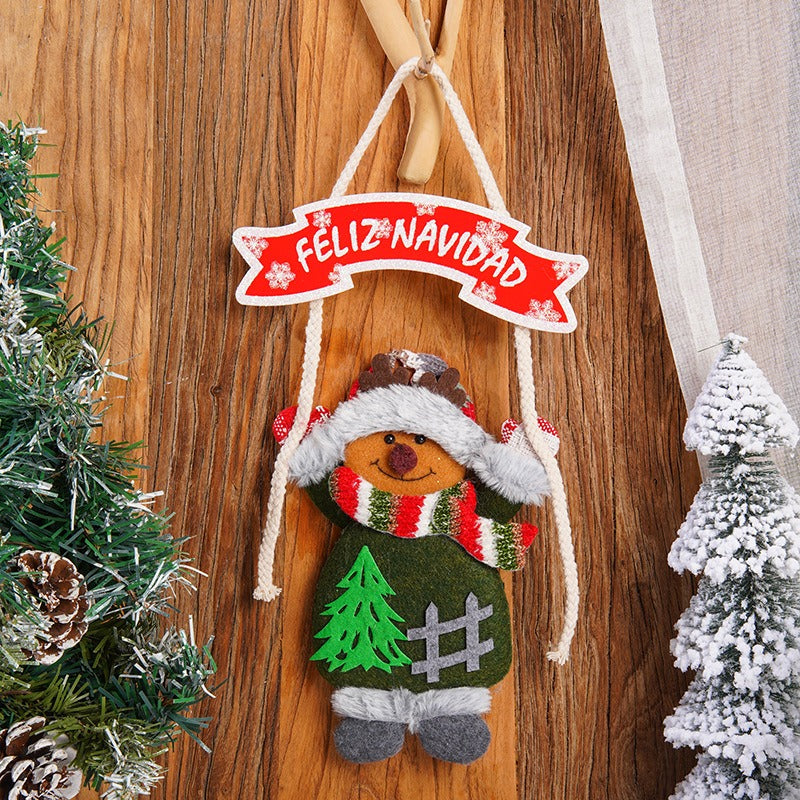 Christmas Hanging Decoration – Feliz Navidad Charm