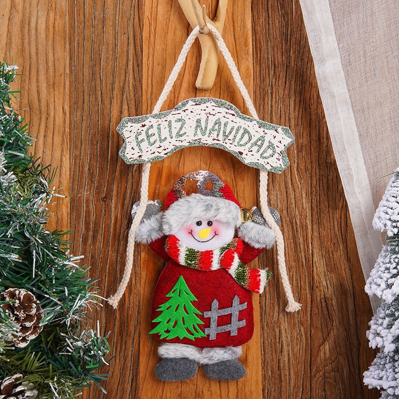 Christmas Hanging Decoration – Feliz Navidad Charm