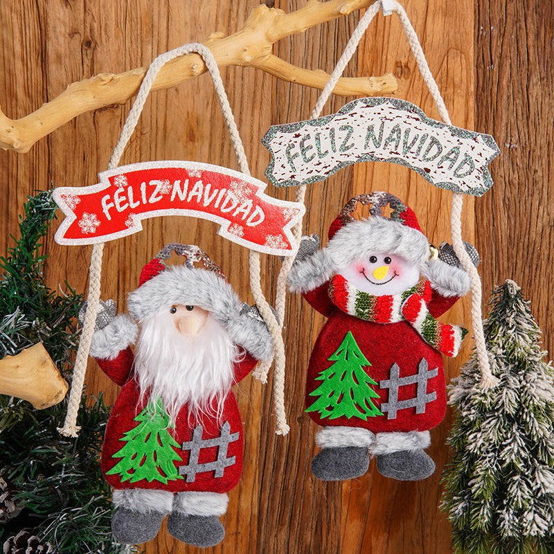 Christmas Hanging Decoration – Feliz Navidad Charm