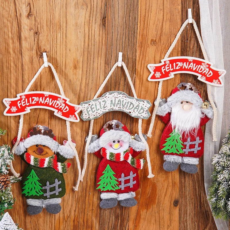 Christmas Hanging Decoration – Feliz Navidad Charm