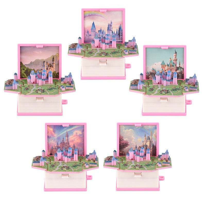 3D Castle Book Keychain – Whimsical Fantasy Gift Idea
