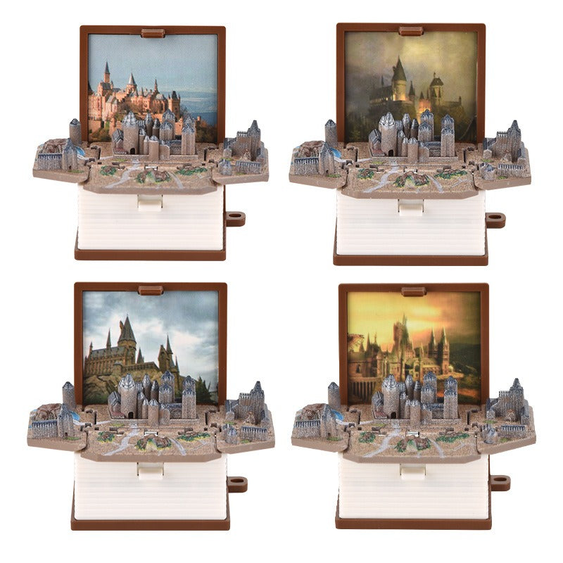 3D Castle Book Keychain – Whimsical Fantasy Gift Idea