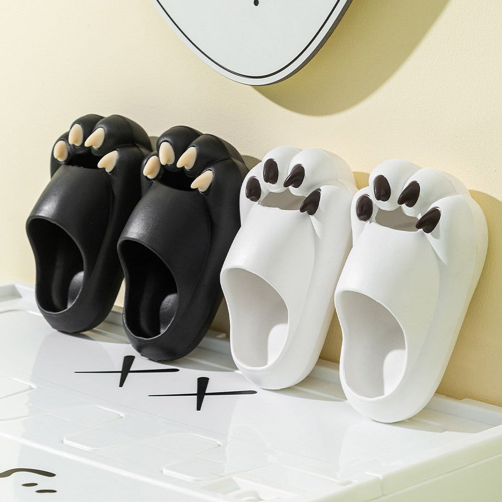 Cat Paw Slippers for Playful Indoor Summer Comfort