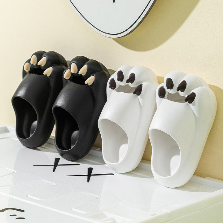 Cat Paw Slippers for Playful Indoor Summer Comfort