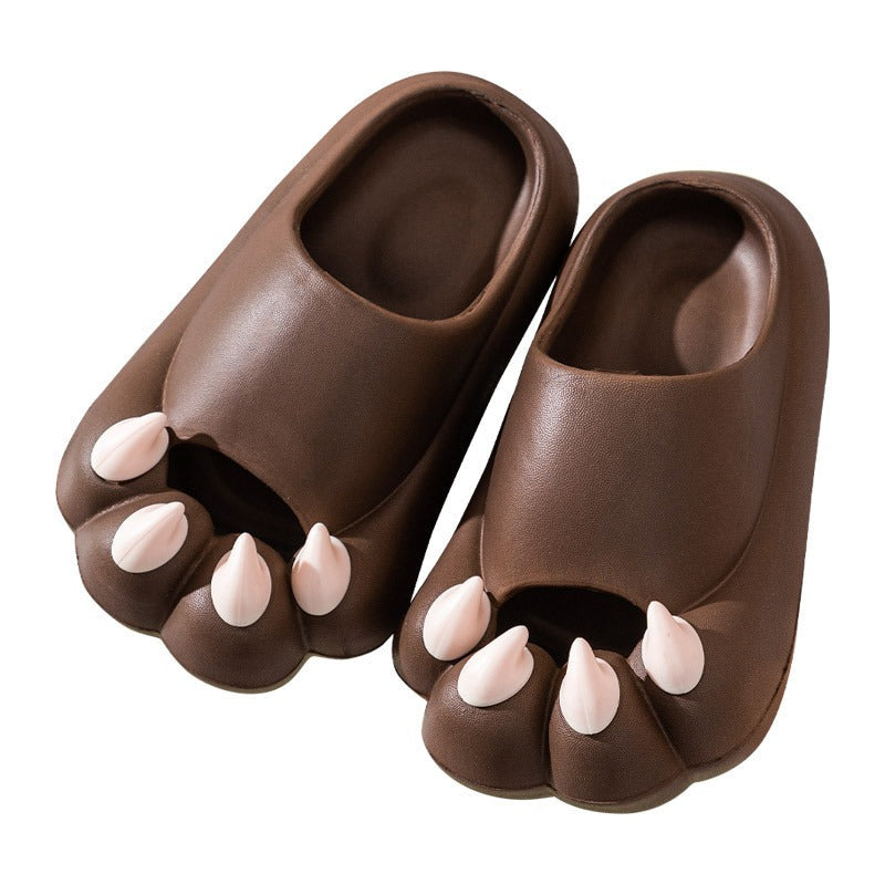 Cat Paw Slippers for Playful Indoor Summer Comfort