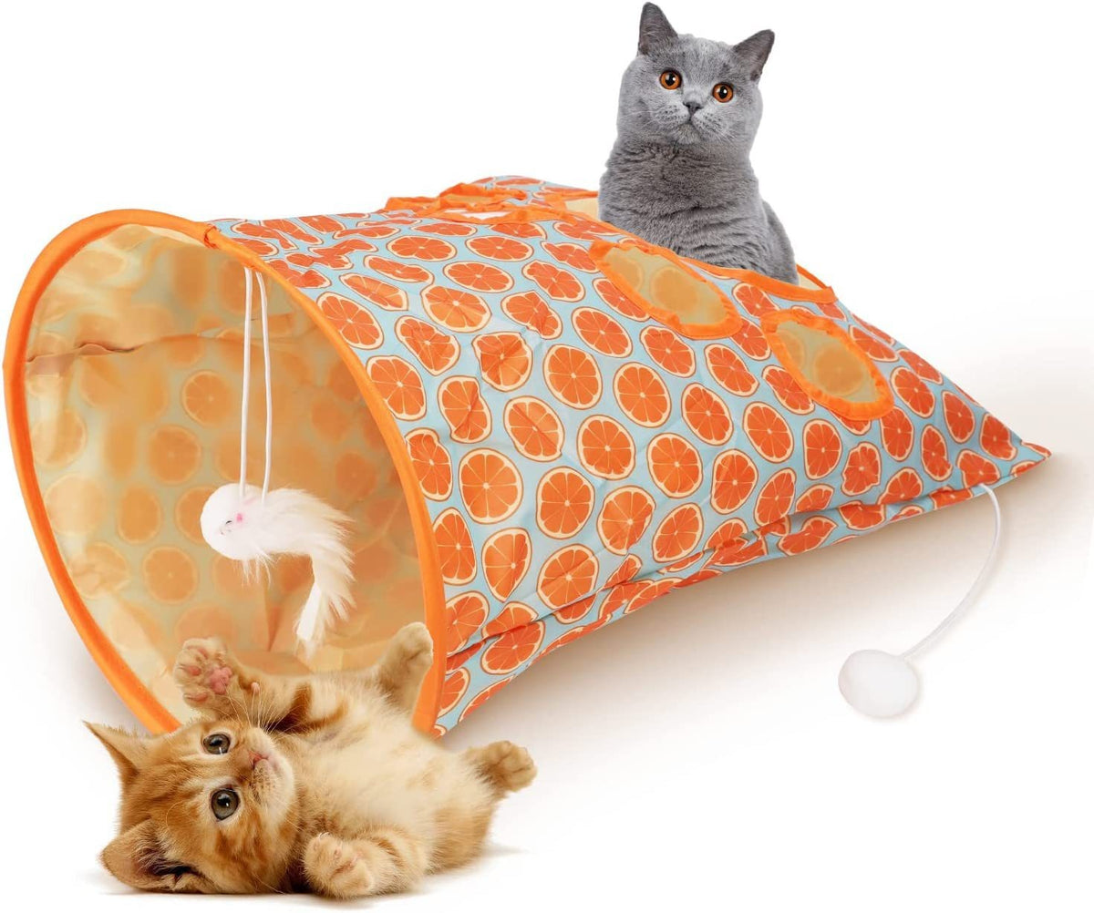 Cat Tunnel Toy for Indoor Exercise & Enrichment Play
