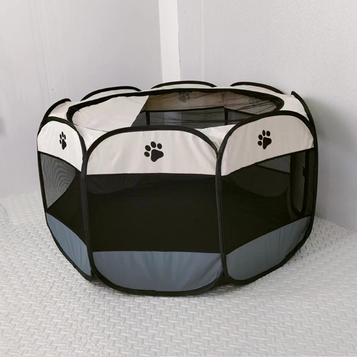 Washable Octagonal Pet Playpen for Cats & Small Dogs