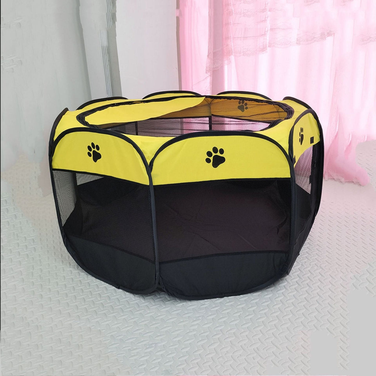 Washable Octagonal Pet Playpen for Cats & Small Dogs