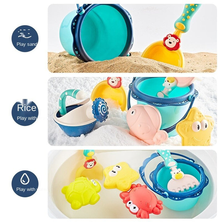 Beach Toy Set: Soft 11-Piece Sand & Water Play Fun
