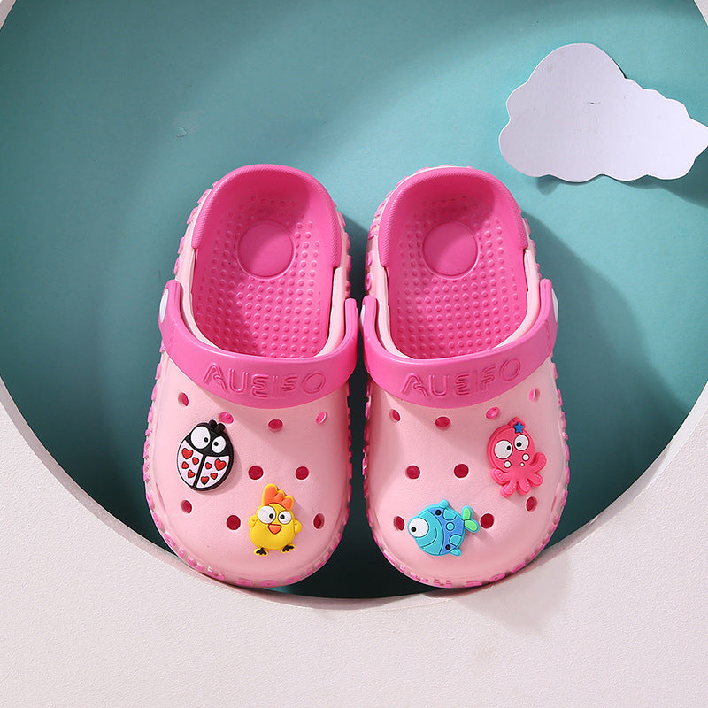 Children's Summer Clogs With Secure, Easy-On Heel Straps