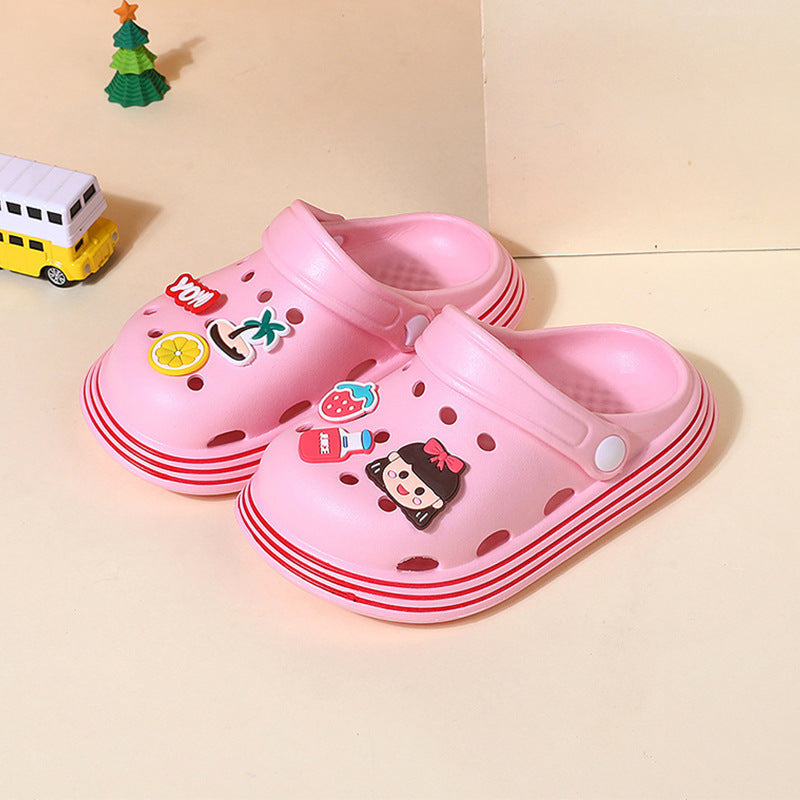 Children’s Summer Slip-On Shoes with Adjustable Straps