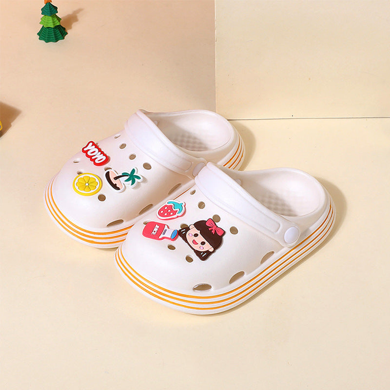 Children’s Summer Slip-On Shoes with Adjustable Straps