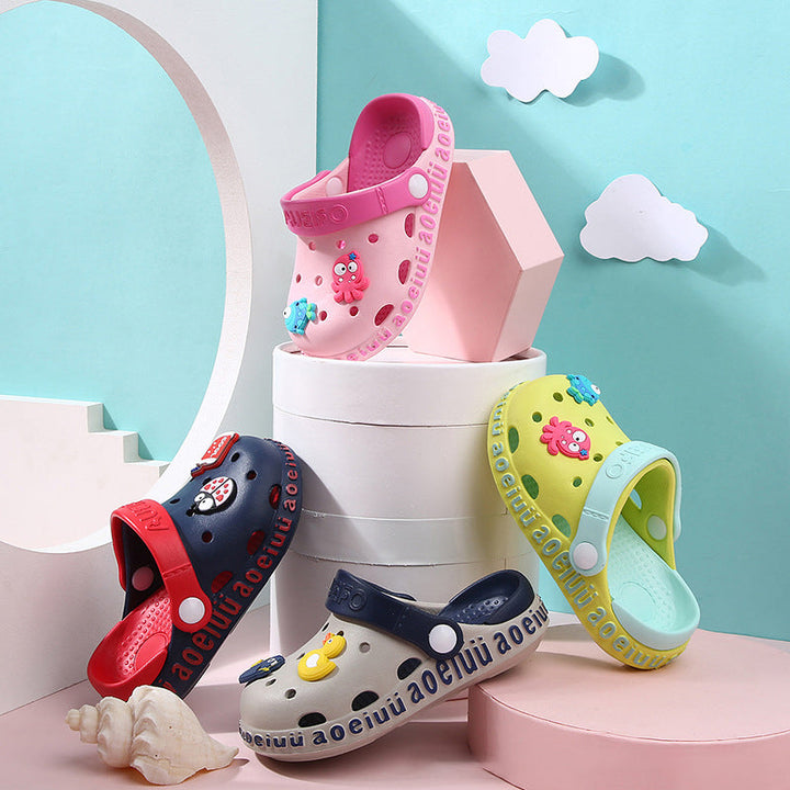 Children’s Summer Slip-On Shoes with Adjustable Straps