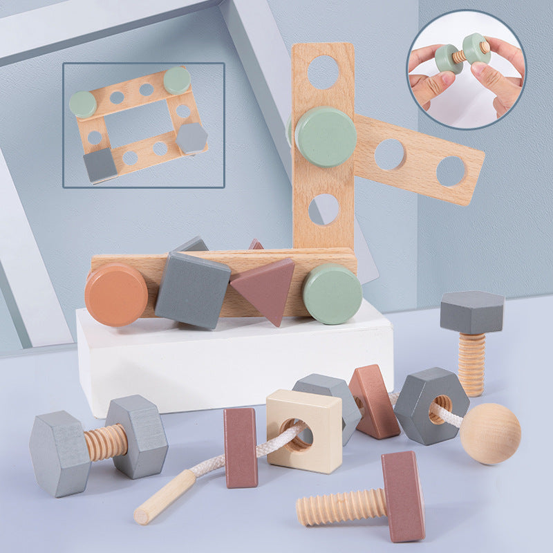 Montessori Nut Matching Toy for Fine Motor Skills