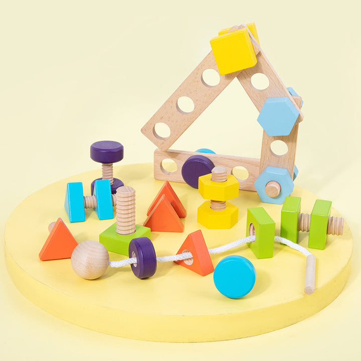 Montessori Nut Matching Toy for Fine Motor Skills