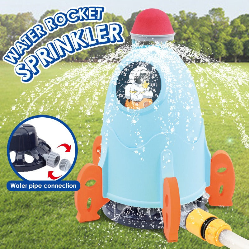 Water Rocket Sprinkler for Interactive Backyard Play