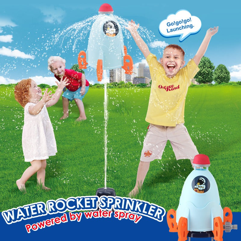 Water Rocket Sprinkler for Interactive Backyard Play